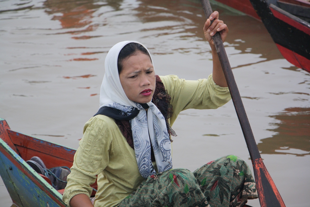 Floating Market, Banjarmasin, Kalimantan, Indonesia 