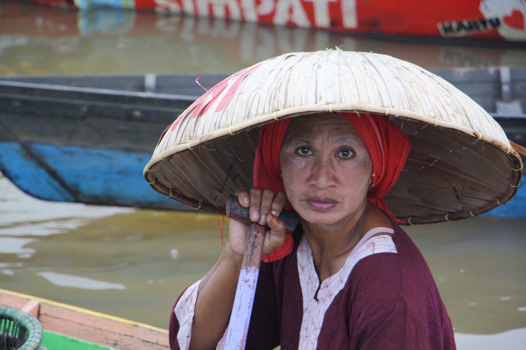 Floating Market, Banjarmasin, Kalimantan, Indonesia 