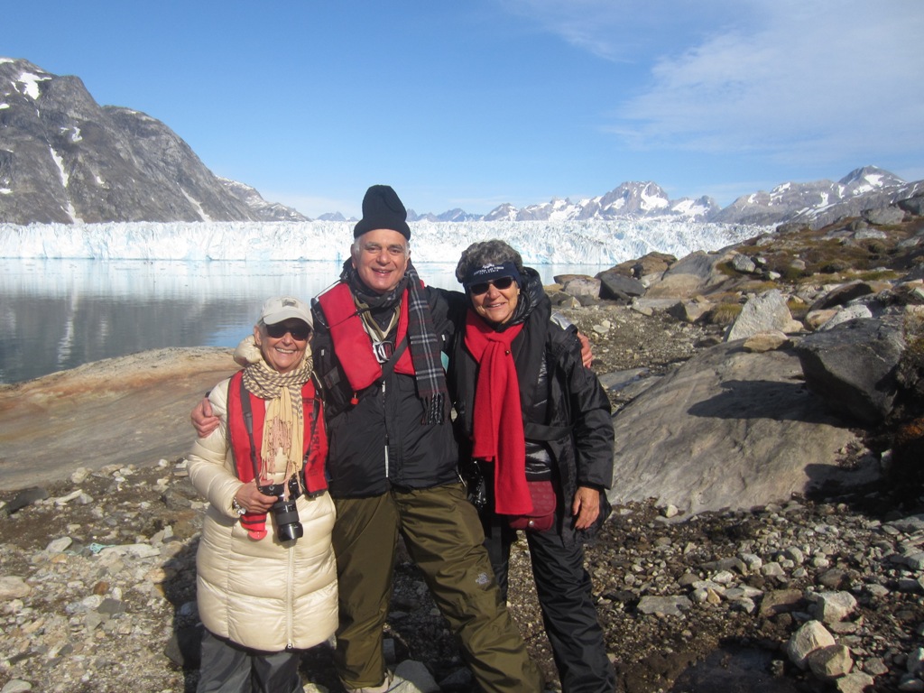 Tour Guides and Jan, Glacier, Greenland