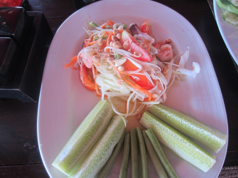 Papaya Salad, Bang Bao, Koh Chang, Thailand