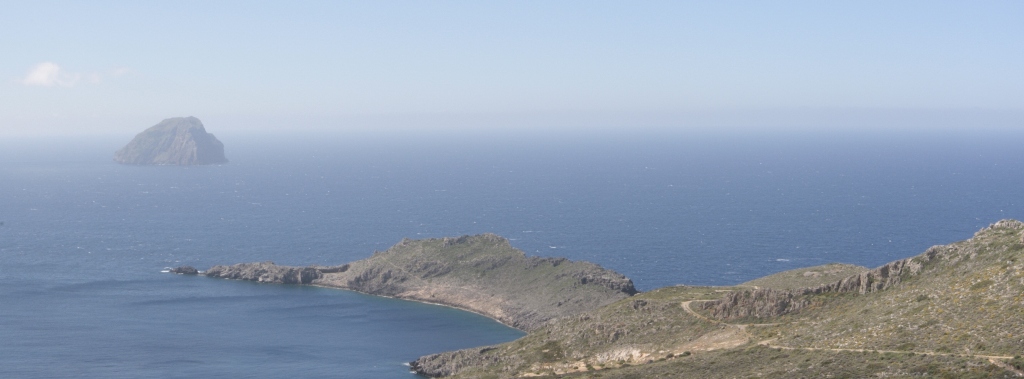 View from Chora Castle, Kythira, Greece