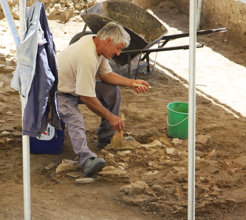 Archaeological Dig, Olympia, Peloponnese, Greece
