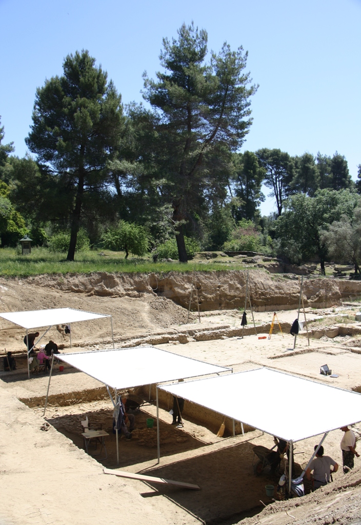 Archaeological Dig, Olympia, Peloponnese, Greece
