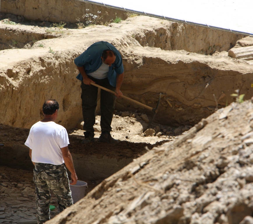 Archaeological Dig, Olympia, Peloponnese, Greece