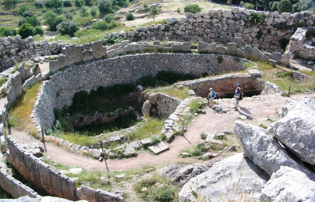 Burial Vaults, Mycenae, Peloponnese, Greece
