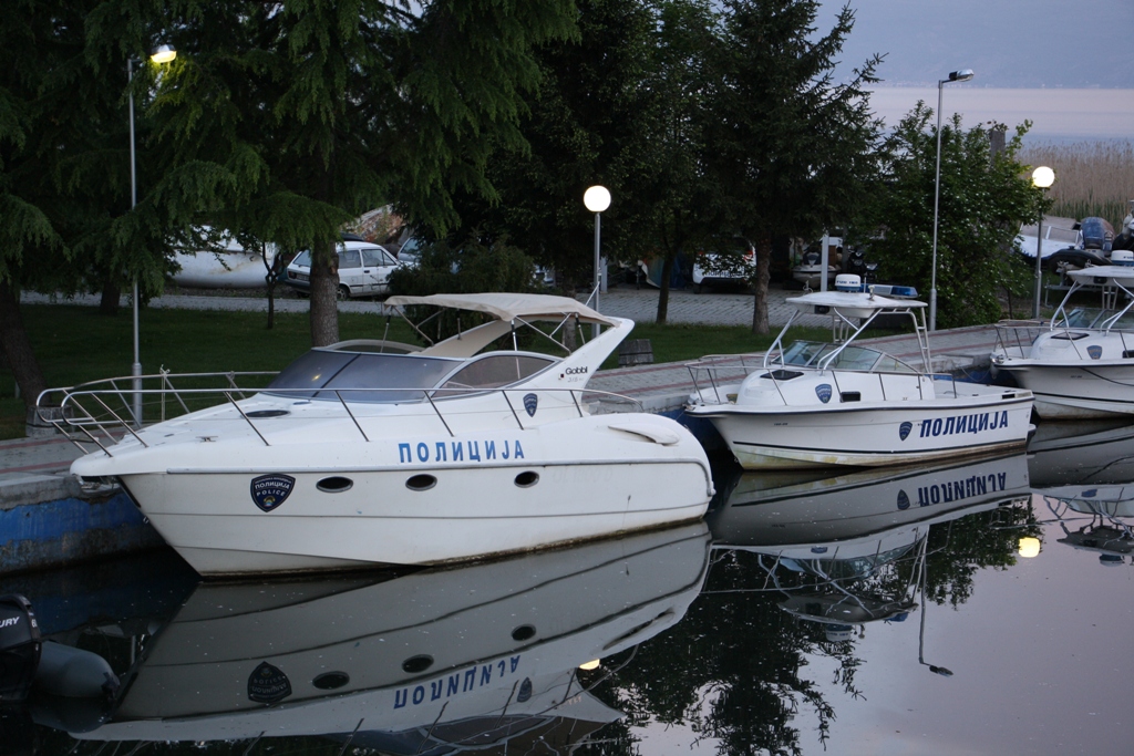 Police Boats, LLake Ohrid, Macedonia 
