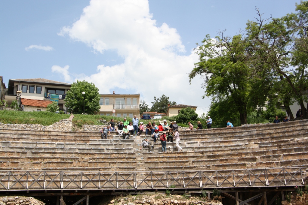 Hellenic Theater, Old Town, Lake Ohrid, Macedonia 