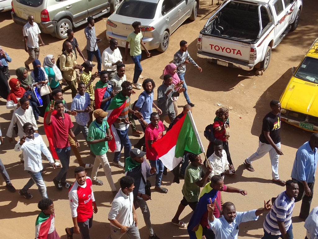 Peaceful Protest March, Khartoum, Sudan
