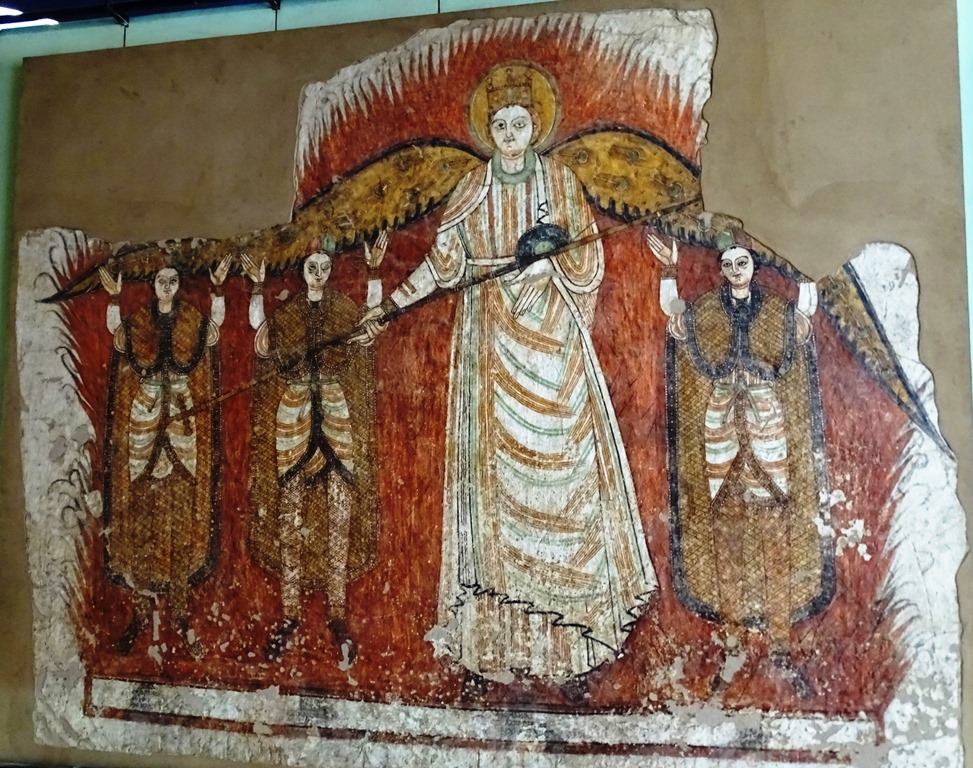 Story of Daniel, Coptic Christian Wall Painting, Sudan National Museum, Khartoum 