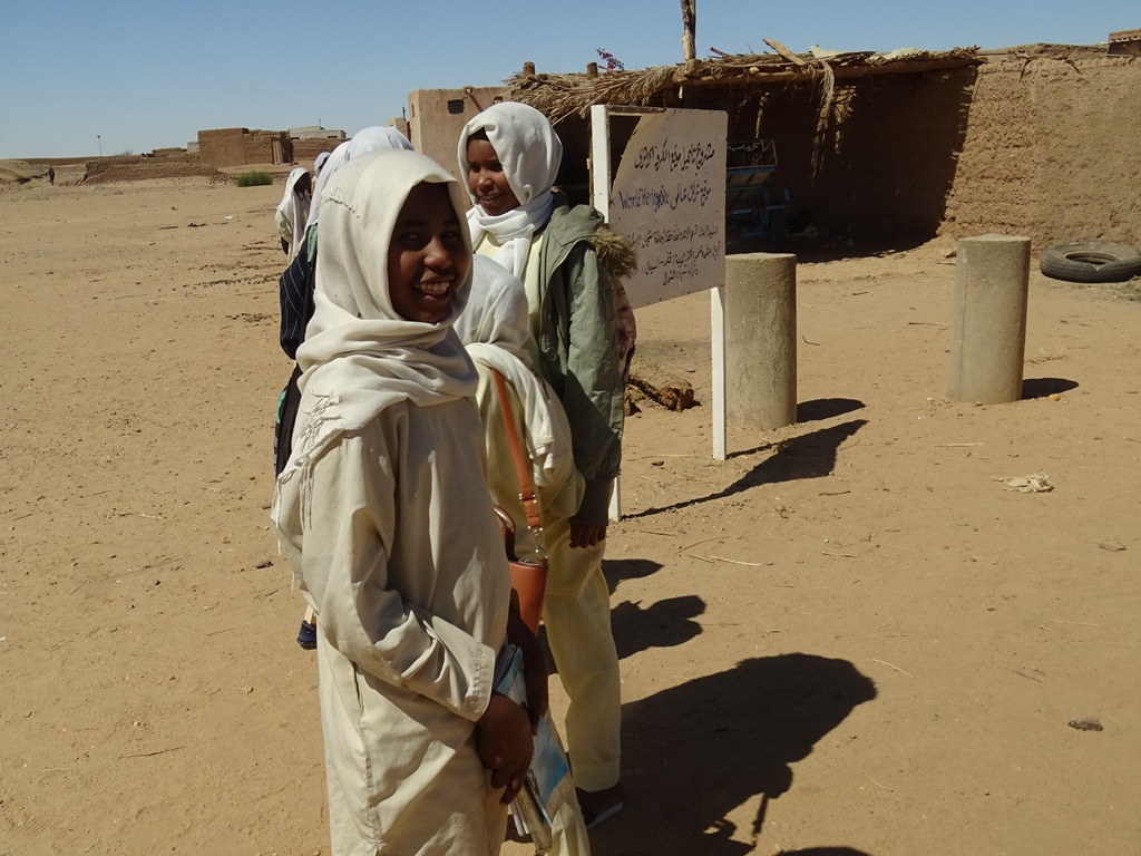 Curious Schoolgirls, El-Kurru, Sudan