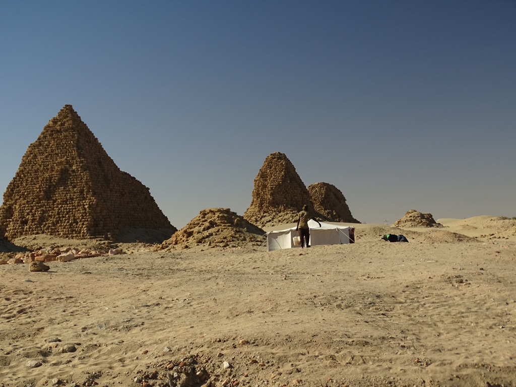 Nuri Pyramids and Dig, Northern State, Sudan