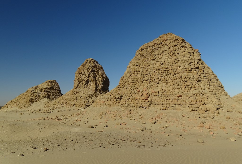 Nuri Pyramids and Dig, Northern State, Sudan