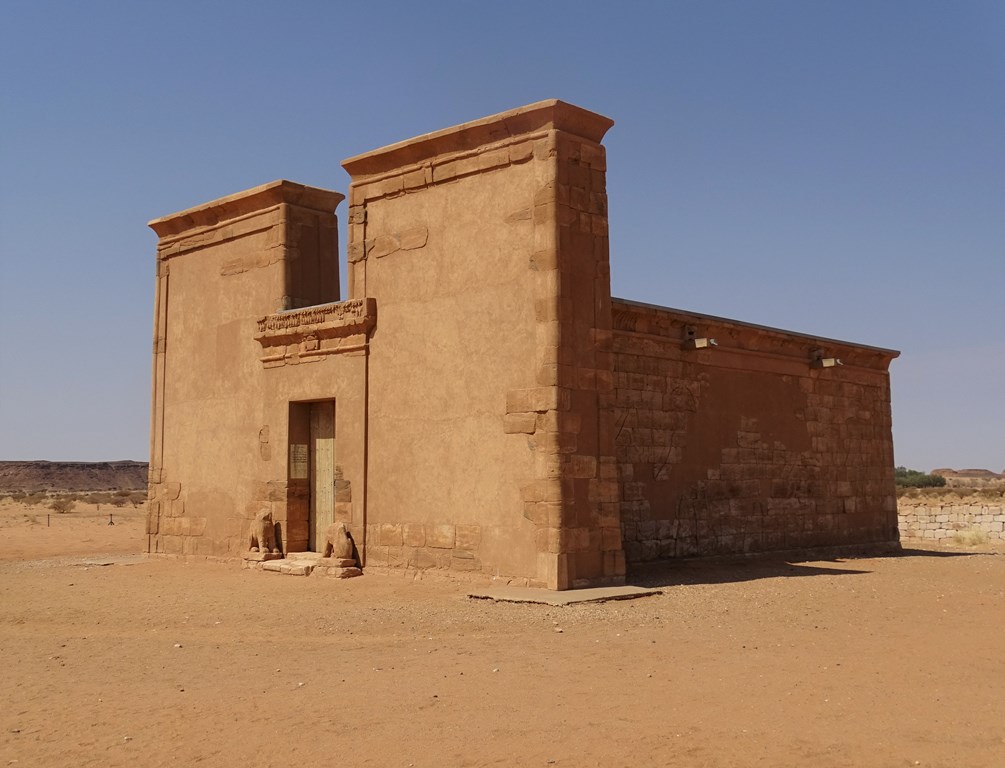 Lion god Apedemak, Lion Temple, Northern State, Sudan