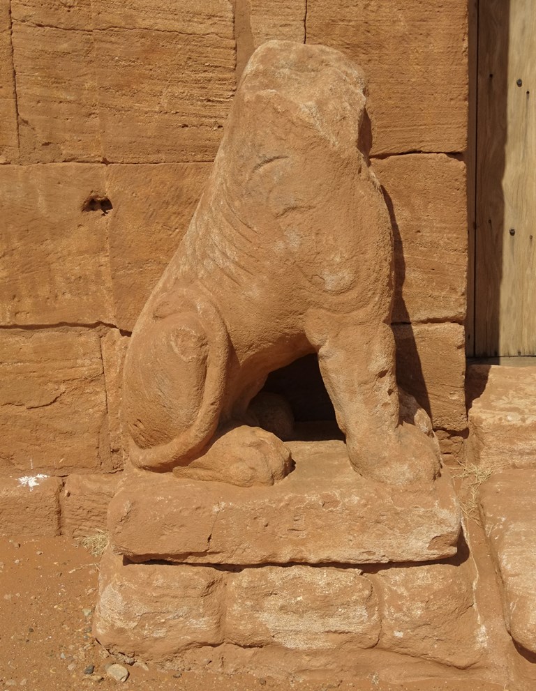 Lion god Apedemak, Lion Temple, Northern State, Sudan