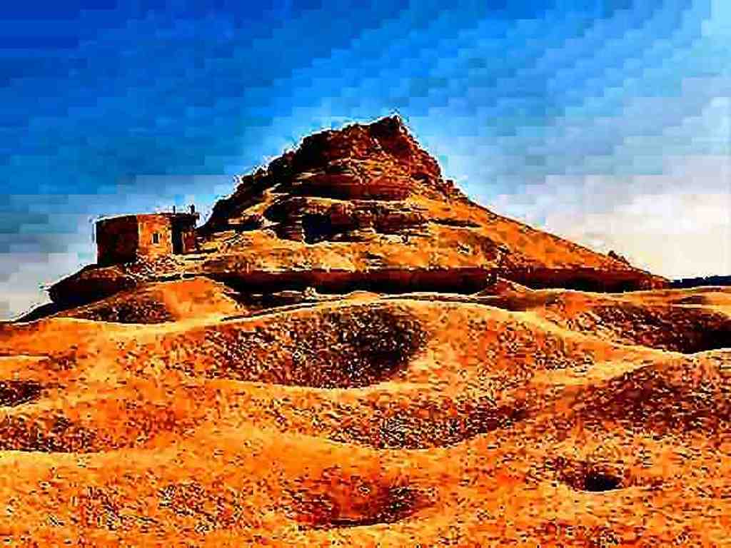 Mountain of the Dead, Siwa Oasis, Western Desert, Egypt