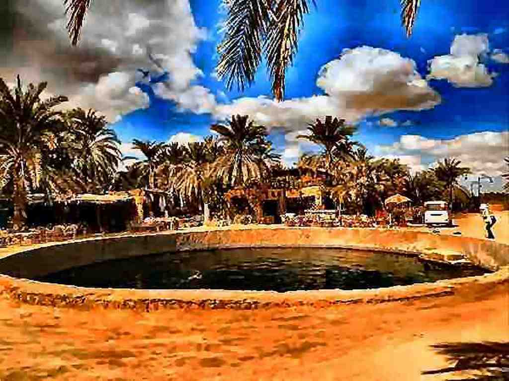 Cleopatra's Pool, Siwa Oasis, Western Desert, Egypt 