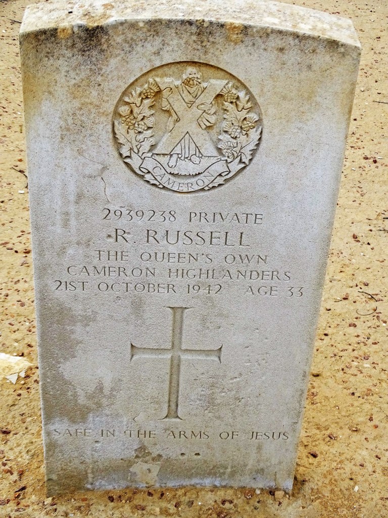 Age 33, El Alamein War Cemetery, Egypt