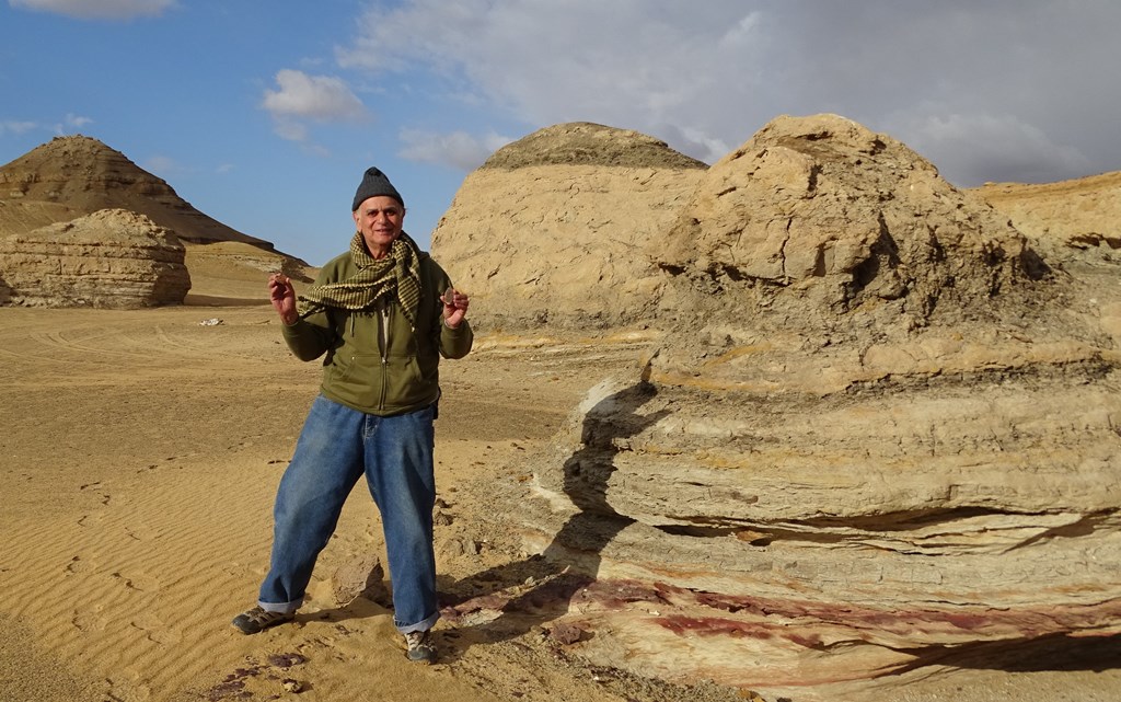 Pyramid Mountain Area, Bahariya Oasis, Western Desert, Egypt