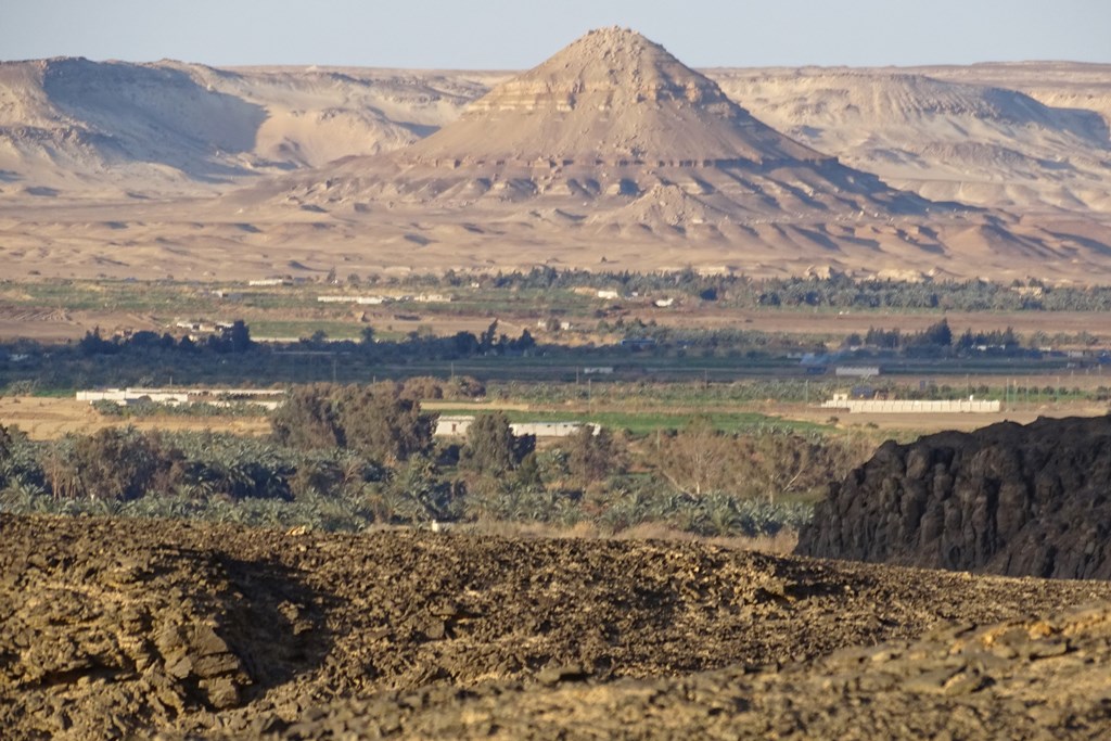 Pyramid Mountain, Bahariya Oasis, Western Desert, Egypt