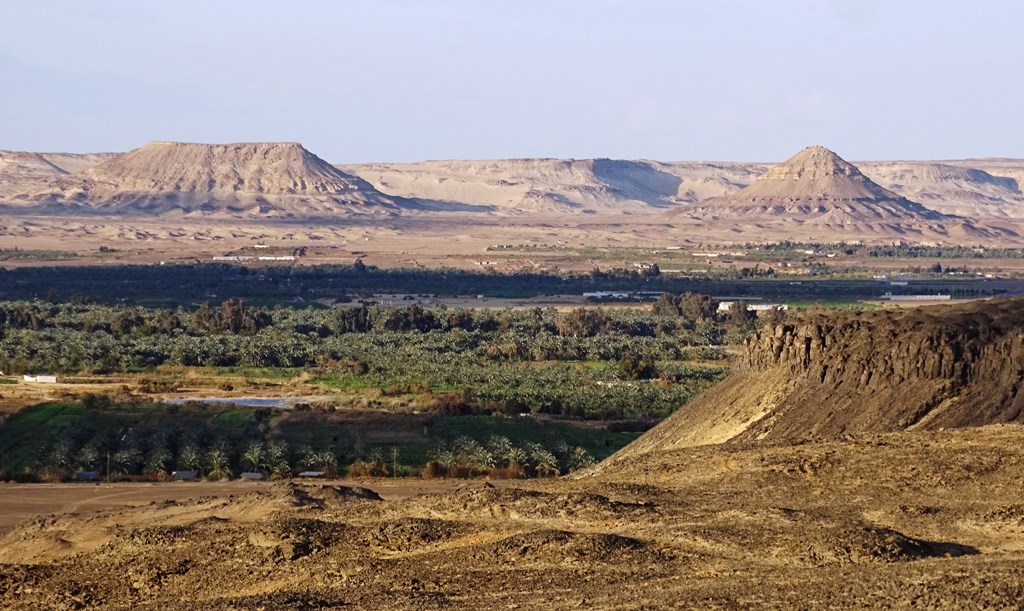 Pyramid Mountain Area, Bahariya Oasis, Western Desert, Egypt