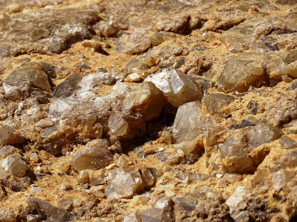 Calcite Crystals, Crystal Mountain, Western Desert, Egypt