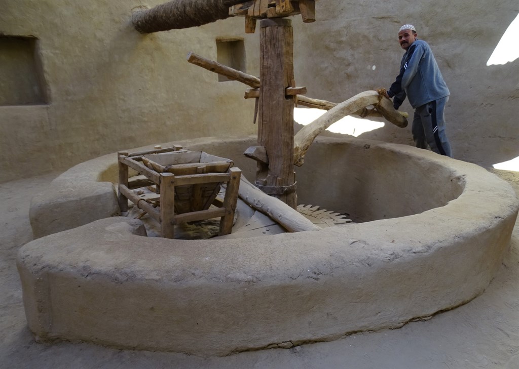 Grain Mill, Qasr Dakhla, Medieval Town, Western Desert, Egypt
