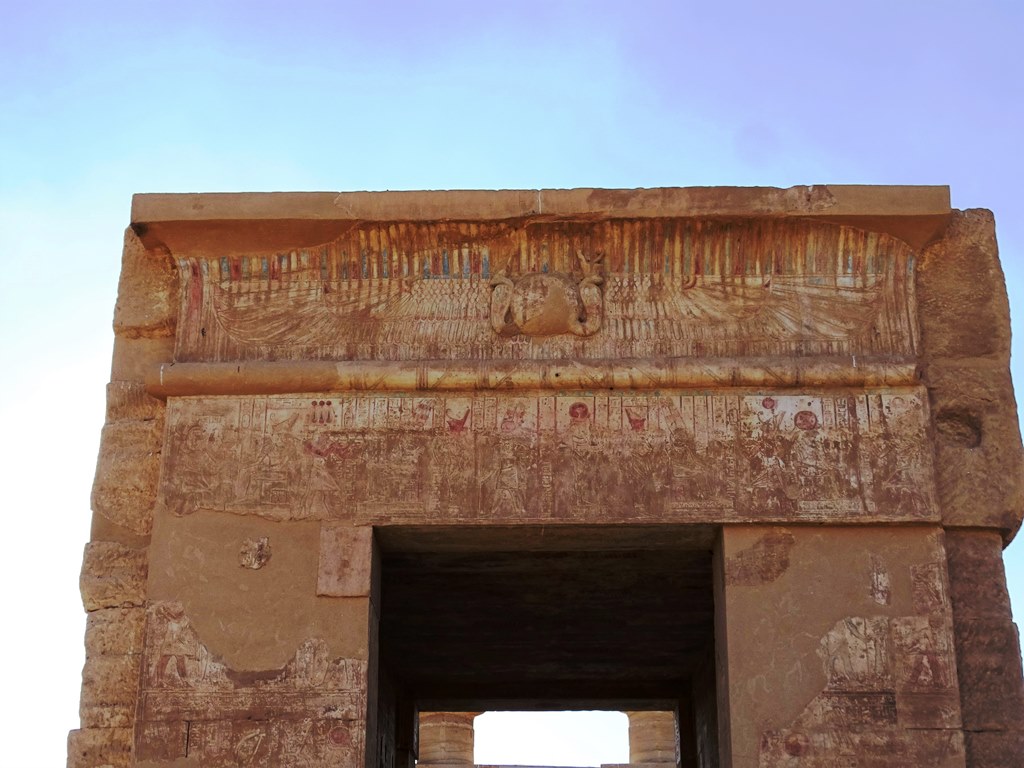 Temple of Hibis, Kharga Oasis, Western Desert, Egypt