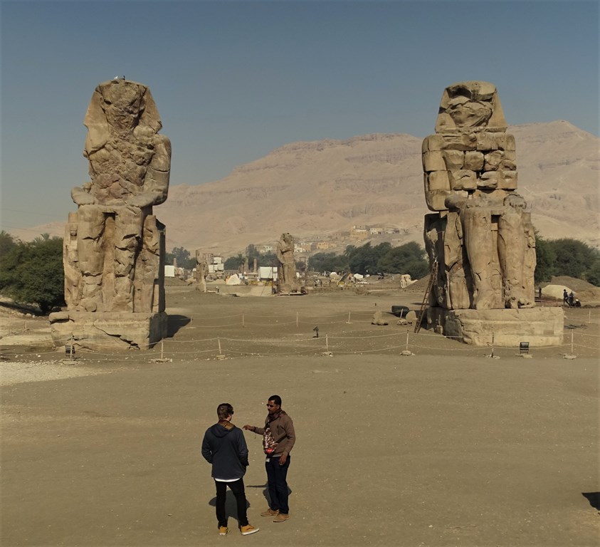 Colossi of Memnon, Amenhotep III, Luxor, Egypt