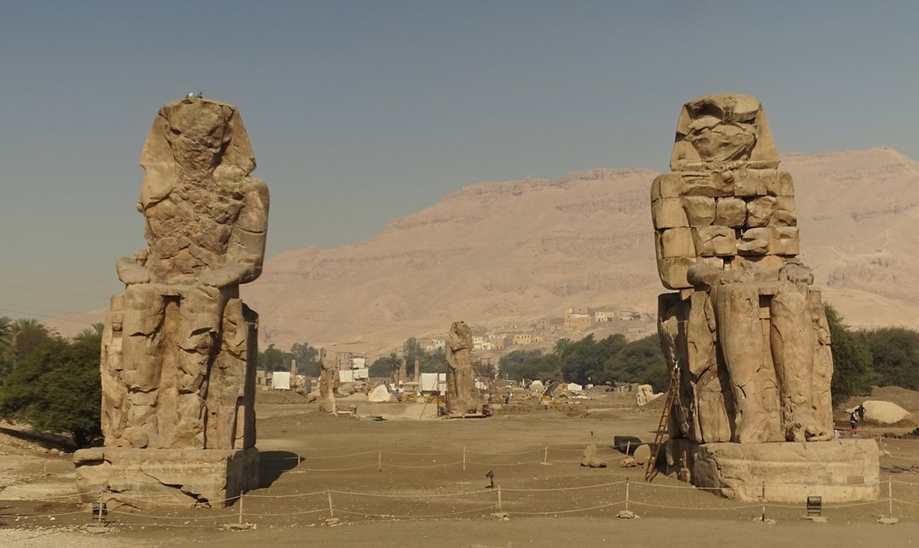 Colossi of Memnon, Amenhotep III, Luxor, Egypt