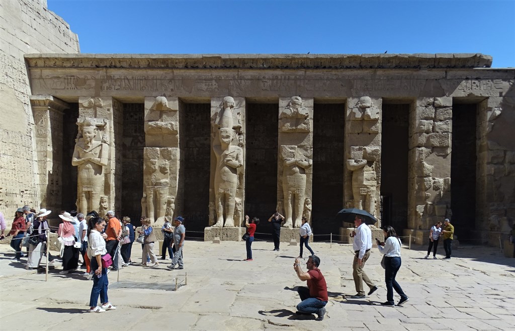 Mortuary Temple of Ramesses III, Medinet Habu, Luxor, Egypt