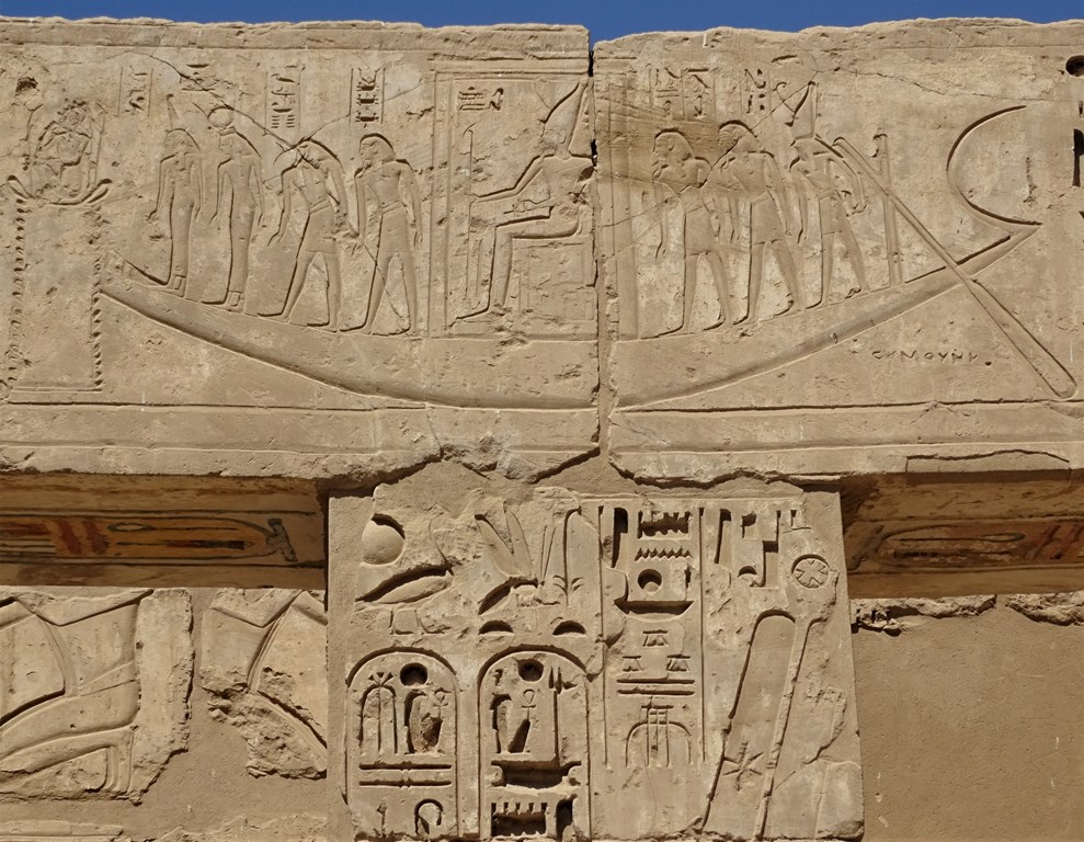 Mortuary Temple of Ramesses III, Medinet Habu, Luxor, Egypt