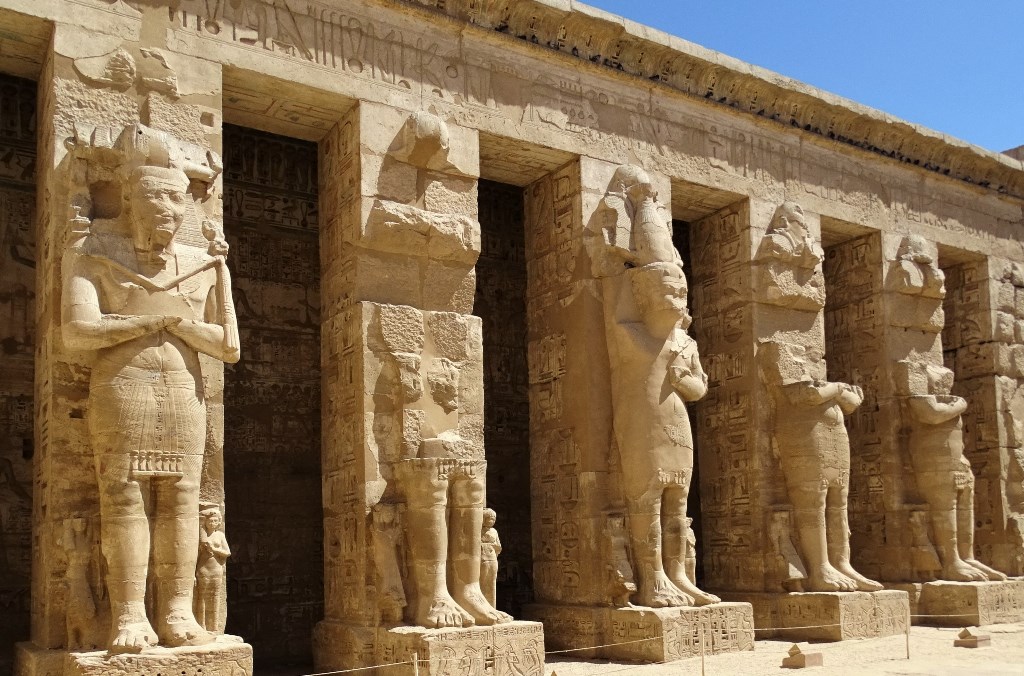 Mortuary Temple of Ramesses III, Medinet Habu, Luxor, Egypt