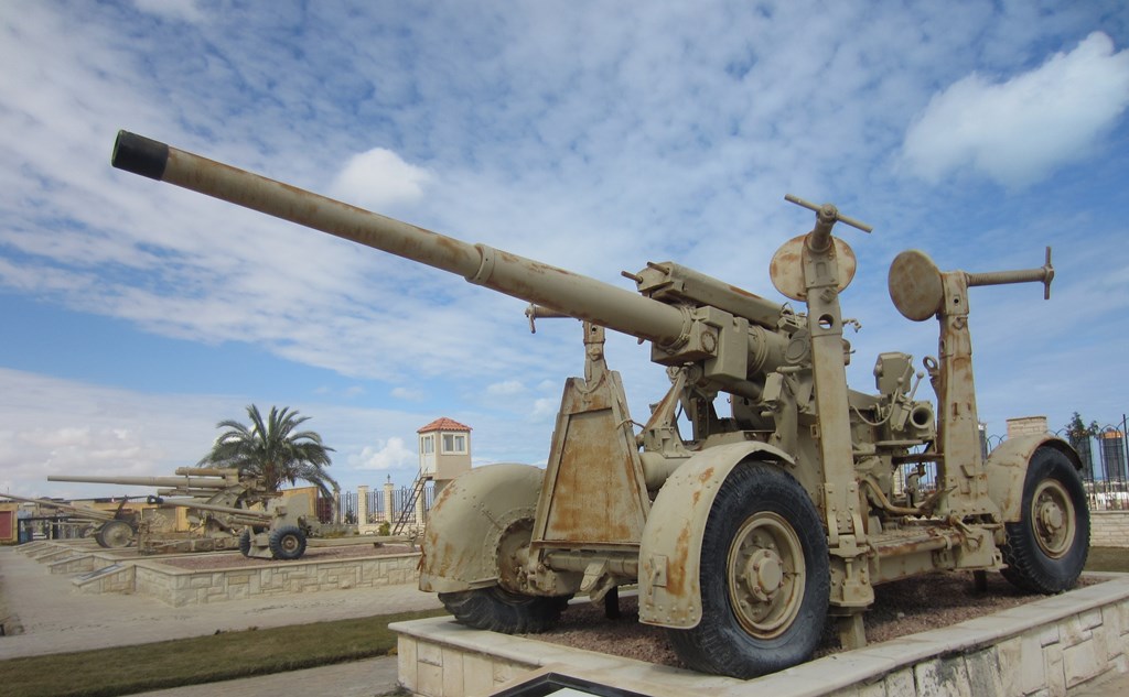 British Antiaircraft Gun, El Alamein Military Museum, Egypt