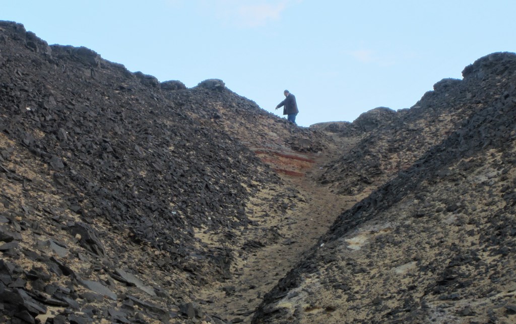 Pyramid Mountain Area, Bahariya Oasis, Western Desert, Egypt