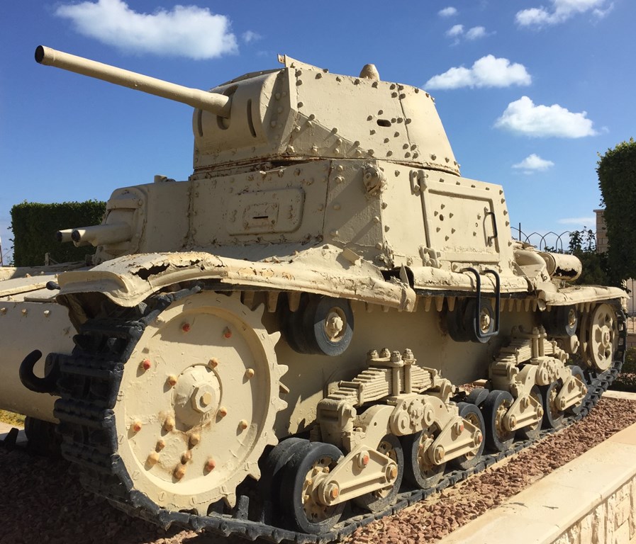 Italian Fiat Tank,  El Alamein Military Museum, Egypt