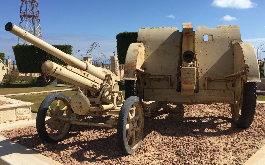Italian Canon,   El Alamein Military Museum, Egypt