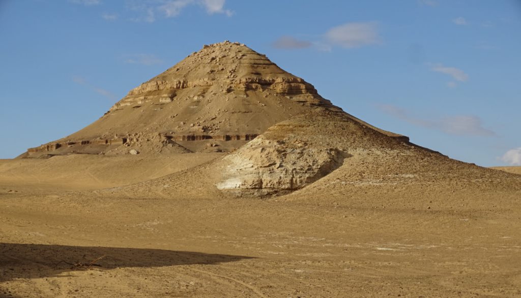 Pyramid Mountain, Bahariya Oasis, Western Desert, Egypt