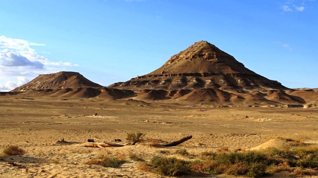 Pyramid Mountain, Bahariya Oasis, Western Desert, Egypt