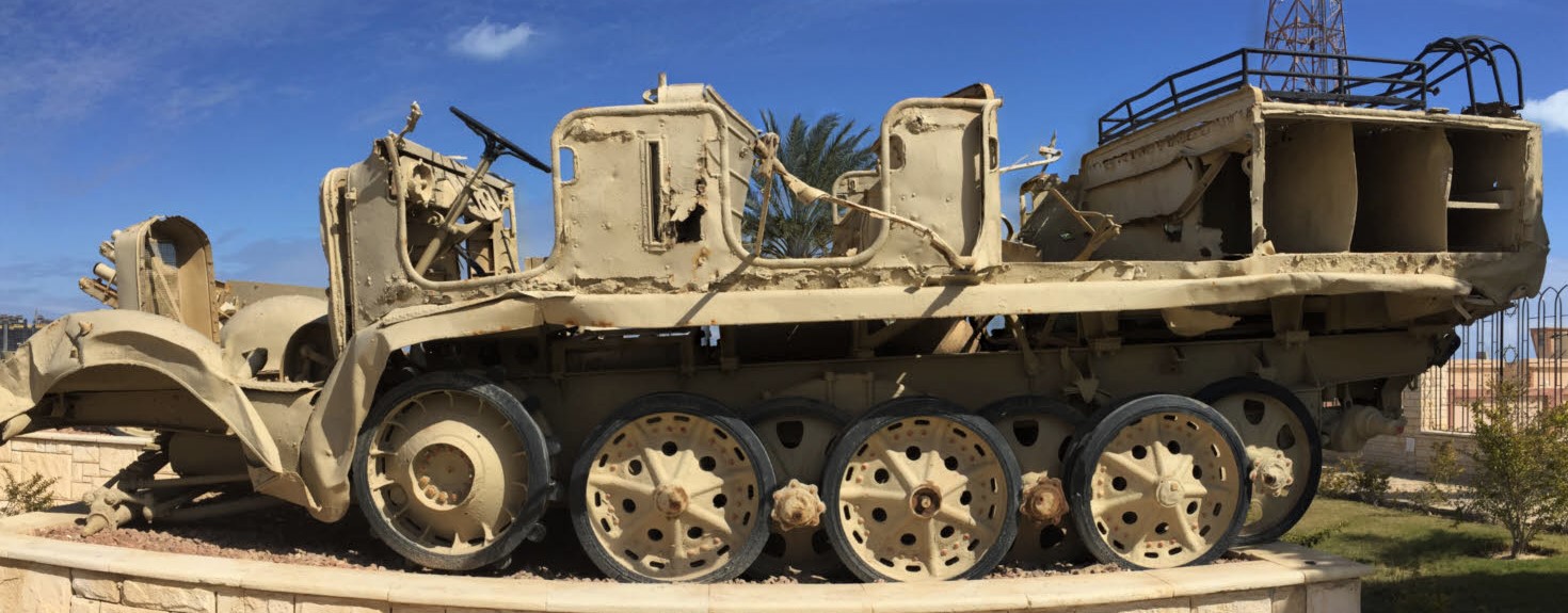 Italian Halftrack Truck,   El Alamein Military Museum, Egypt