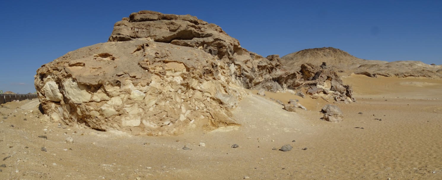 Breccia, Calcite Crystals, Crystal Mountain, Western Desert, Egypt