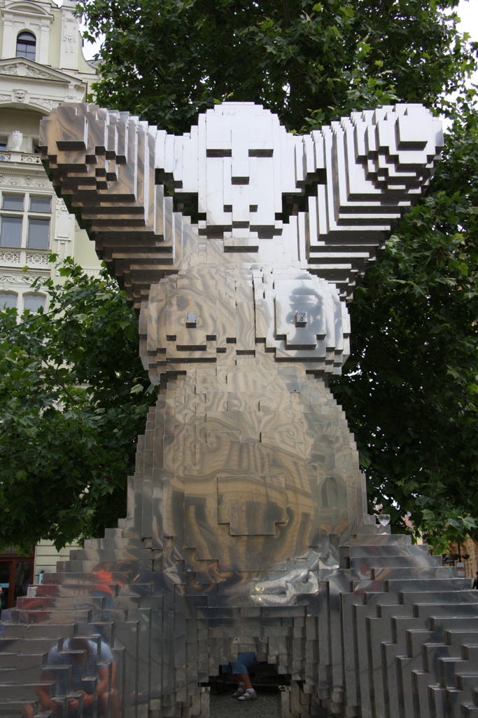 "In Utero," David Černý, Prague, Czech Republic 