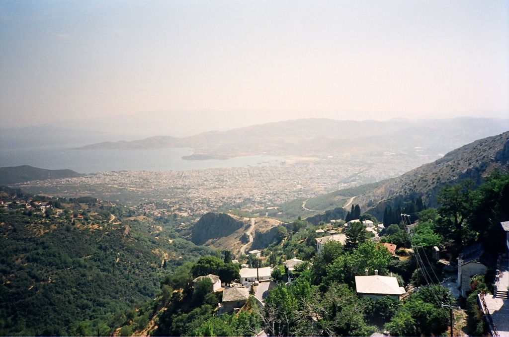 View from Volos, Greece