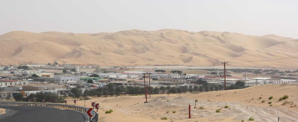 Industrial Area, Moreeb Hill Sand Dunes, (Tal Mireb) Abu Dhabi, United Arab Emirates