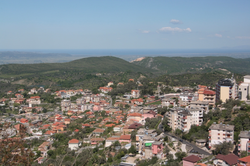 View from Rozafa Castle, Shkodra, Albania