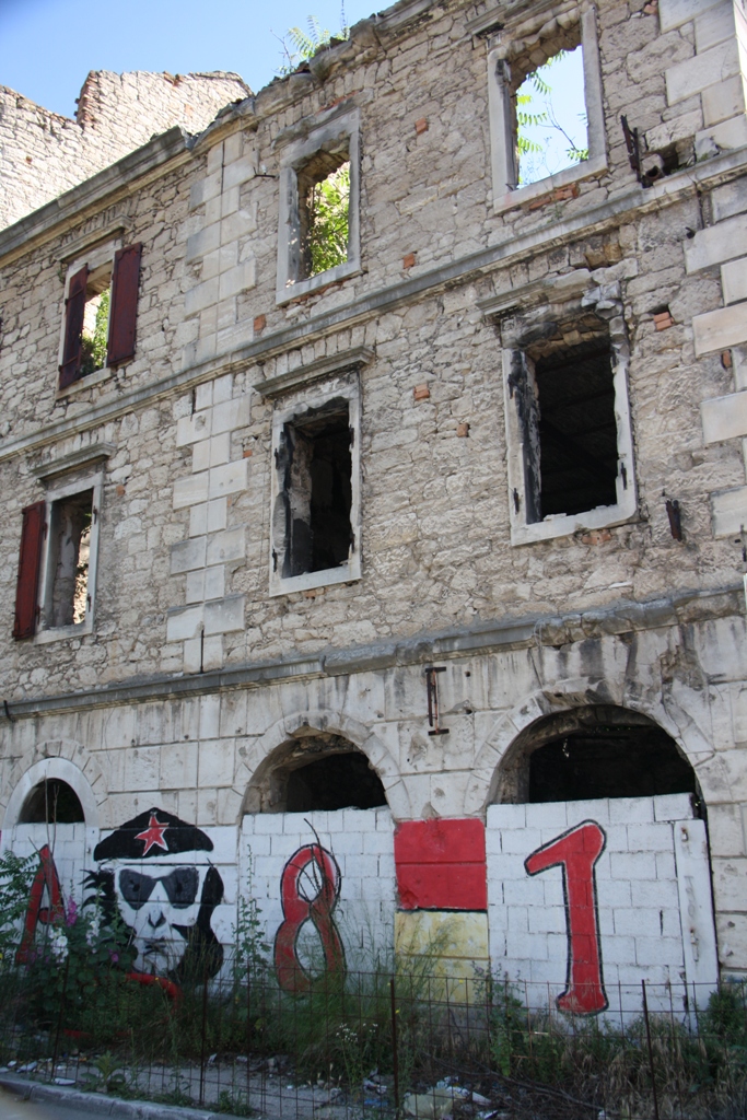 Civil War Ruins, Mostar, Bosnia-Hertzegovina