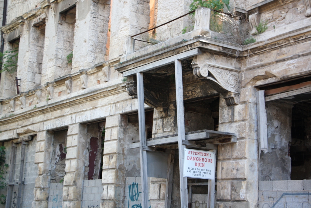 Civil War Ruins, Mostar, Bosnia-Hertzegovina