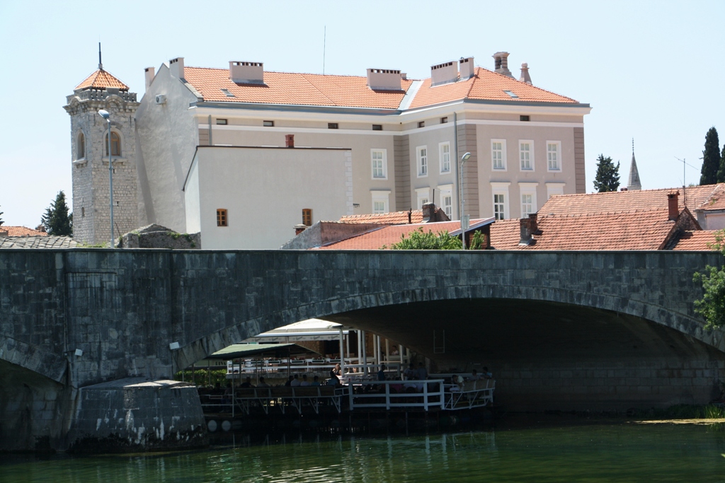 Cafe under the bridge, Trebinje, Bosnia-Herzegovina 